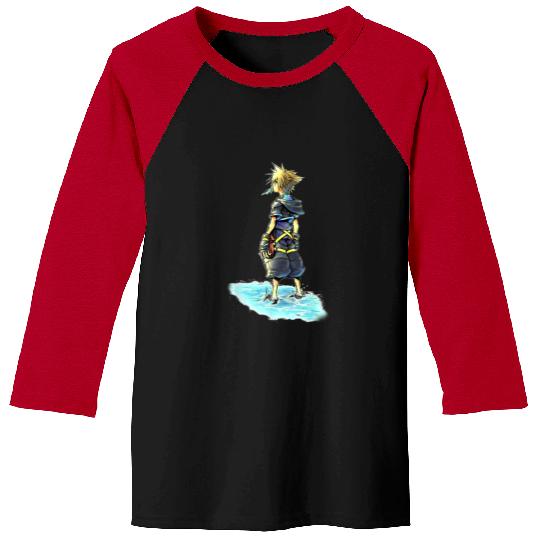 Disney Kingdom Hearts Sora Sea Salt Ice Cream Sketch Baseball Tees