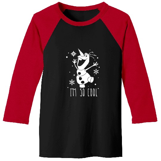 Discover Disney Frozen Olaf I'm So Cool Dancing Graphic Baseball Tees