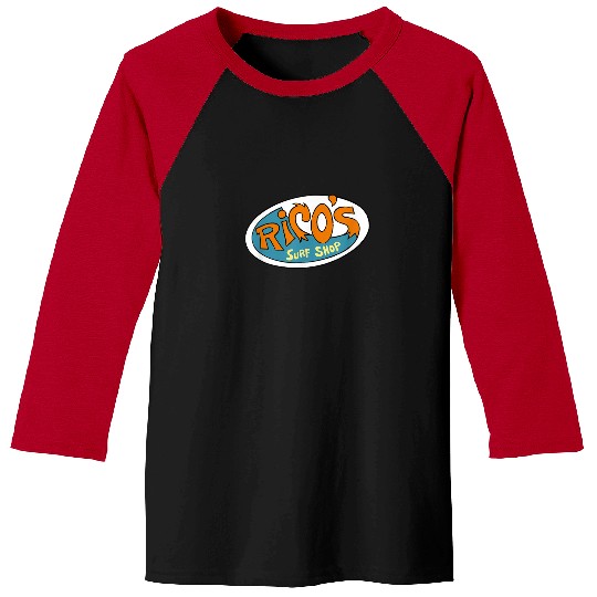 Discover Disney Hannah Montana Ricos Surf Shop Logo Baseball Tees