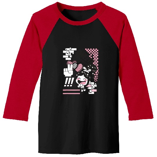 Disney Wreck-It Ralph Von Sweetz Vanellope Kawaii Logo Baseball Tees