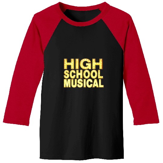 Discover Disney Channel  High School Musical Movie Logo Baseball Tees