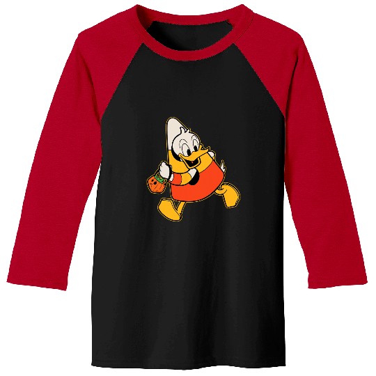 Discover Disney Donald Duck Candy Corn Costume Spooky Cute Halloween Baseball Tees