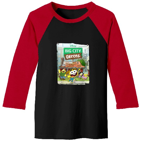 Disneyss Big City Greens Poster Cricket And Family Baseball Tees
