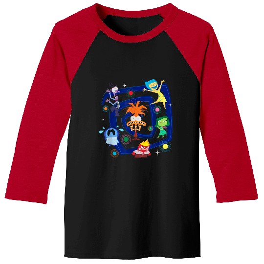 Disney pixars Inside Out 2 Emotions Spiral Of Anxiety Baseball Tees