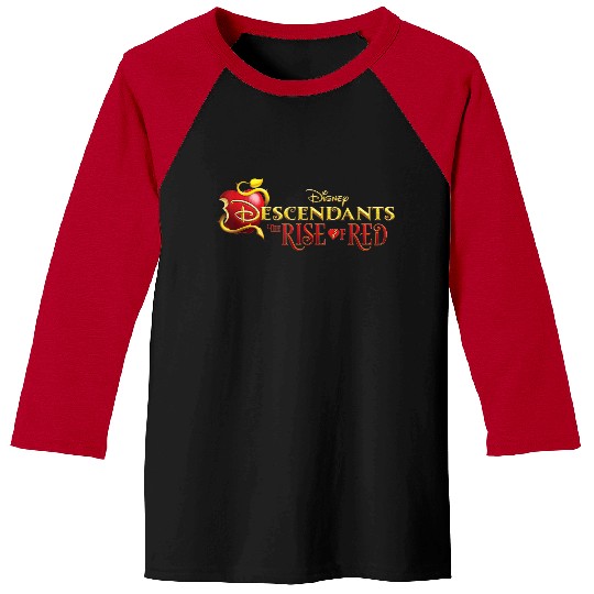 Discover Disney Descendants 4 The Rise Of Red  Movie Logo Baseball Tees