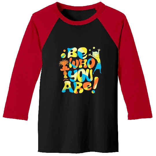 Disney pixars Inside Out 2 Be Who You Are Joy Anxiety Baseball Tees