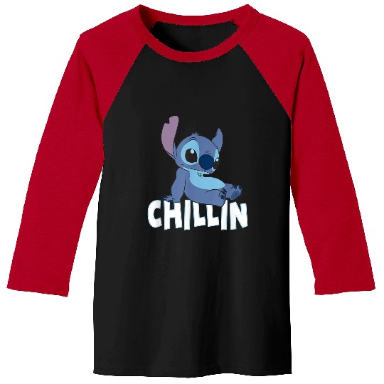 Disney Lilo Stitch Chillin With Stitch Baseball Tees