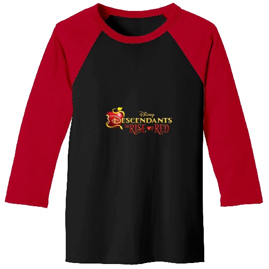 Disney Descendants 4 The Rise of Red  Movie Logo Baseball Tees
