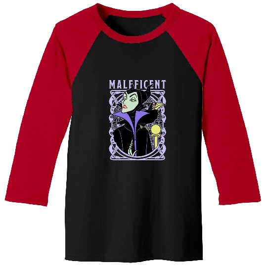 Disney Sleeping Beauty Maleficent Old School Poster Pullover Hoodie Baseball Tees