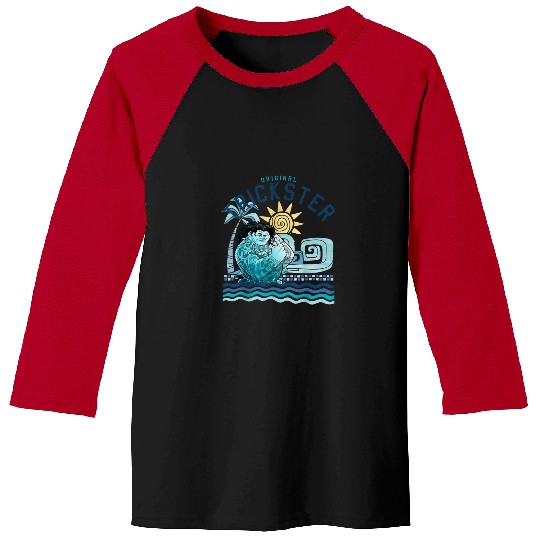 Disney Moana Maui Original Trickster Sunset C1 T Baseball Tees