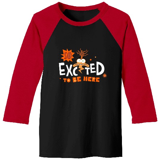 Disney Pixar Inside Out 2 So Excited To Be Here Anxiety Logo Baseball Tees