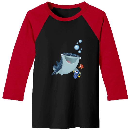 Disney Pixar Finding Dory Marlin & Destiny The Whale Sketch Baseball Tees