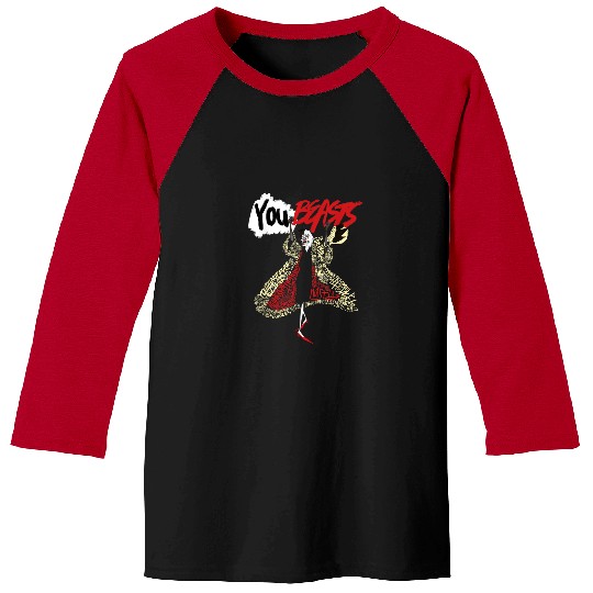 Disney Villains Cruella You Beasts Word Fill Gra Baseball Tees