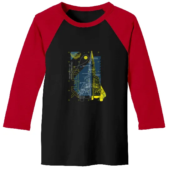 Disney Pixar Lightyear XL-01 Property Of Star Command Poster Baseball Tees
