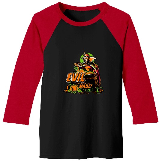Disney 100 Villains Queen Evil is Made Snow White Halloween Baseball Tees