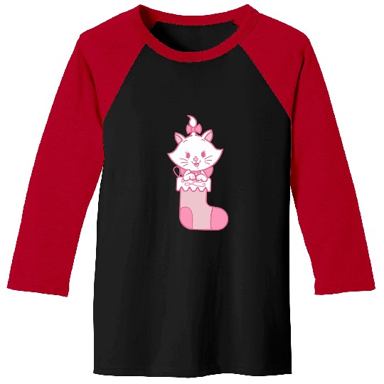 Disney Aristocats Marie Christmas Simple Stocking Baseball Tees