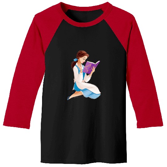 Disney Princess Belle Small Print Baseball Tees