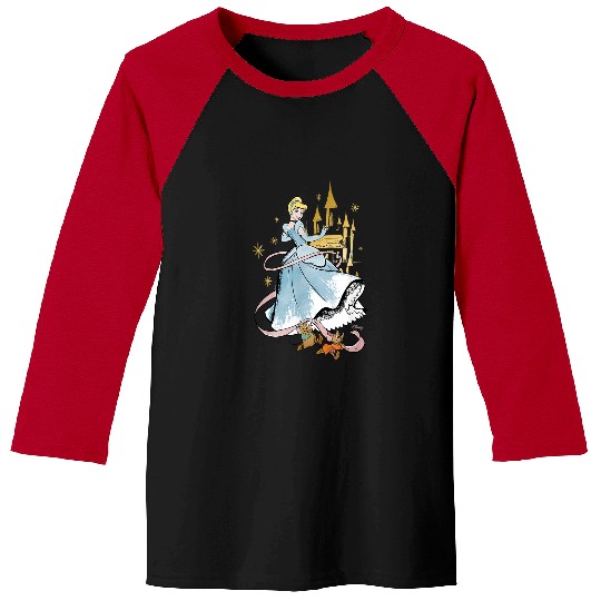 Disney Princess - Cinde Collage Baseball Tees