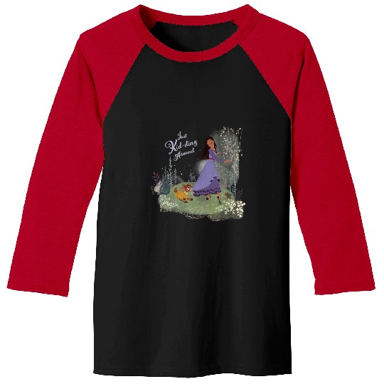 Discover Disney Wish Asha and Valentino Just Kid-ding Around Funny Baseball Tees