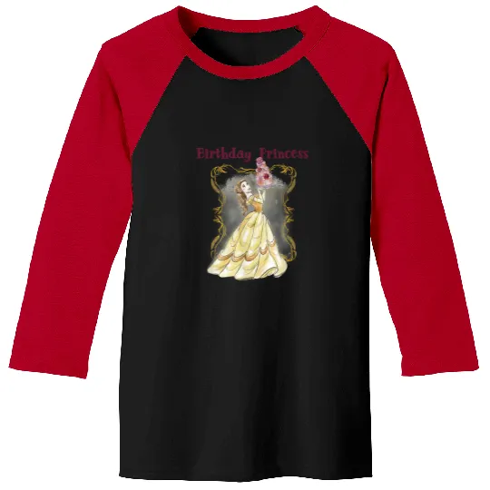 Disney Beauty and the Beast Belle Birthday Princess Baseball Tees
