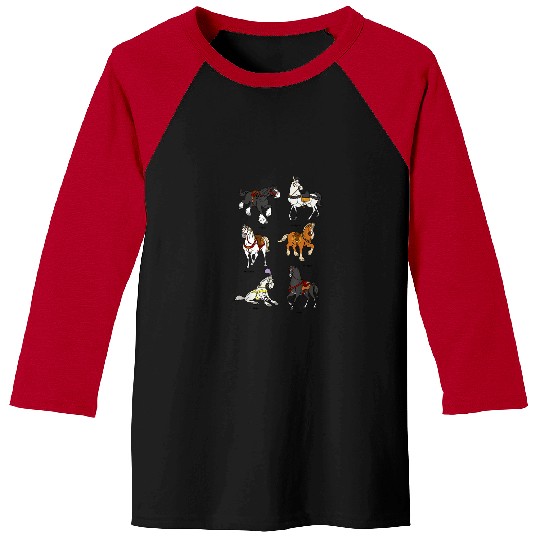 Disney Princess Disney Horse Friends Textbook Li Baseball Tees