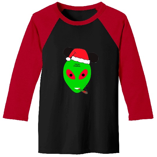 Alien christmas  : Mickey Disney Christmas, Disney Christmas Baseball Tees
