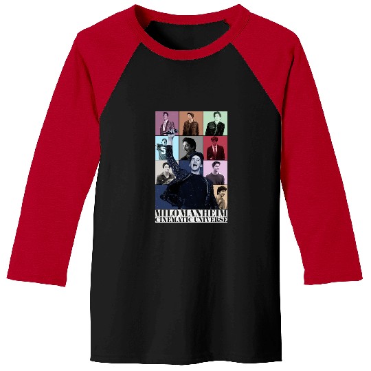 Milo Manheim Cinematic Universe (Eras tour style) Baseball Tees