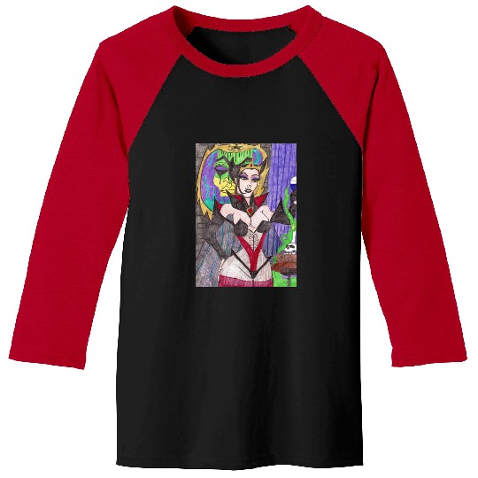 Evil Queen drawing   SALE!! : Disney Villains Maleficent , Maleficent Gift S-5XL Baseball Tees