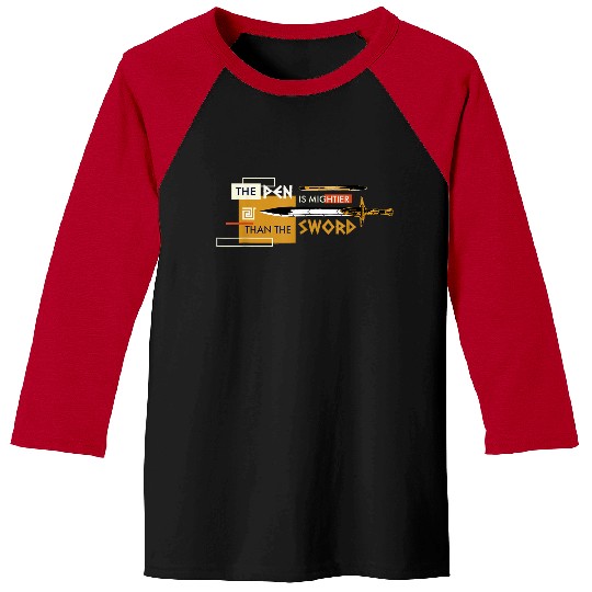 Disneyss Percy Jackson Riptide Pen Is Mightier Than The Sword Baseball Tees