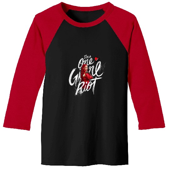 Disney Descendants The Rise Of Red I'm A One Girl Riot Red Baseball Tees