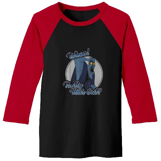 Disney Hercules Hades Whoa Is My Hair Out Graphic Baseball Tees