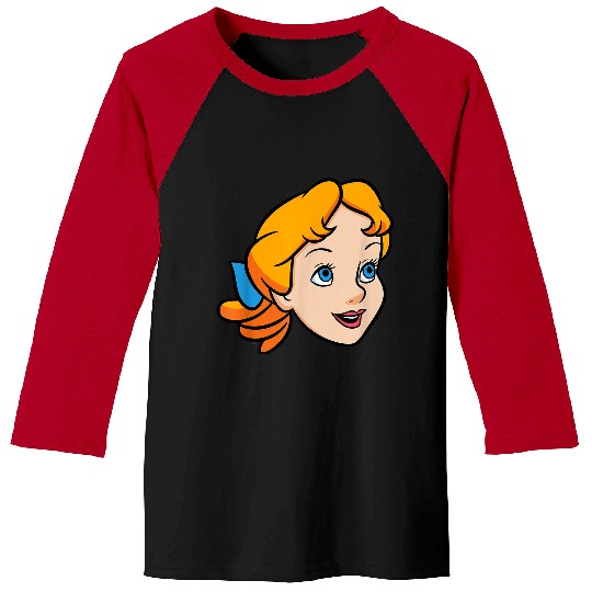 Disneyss Peter Pan Wendy Darling Big Faces Costume Baseball Tees