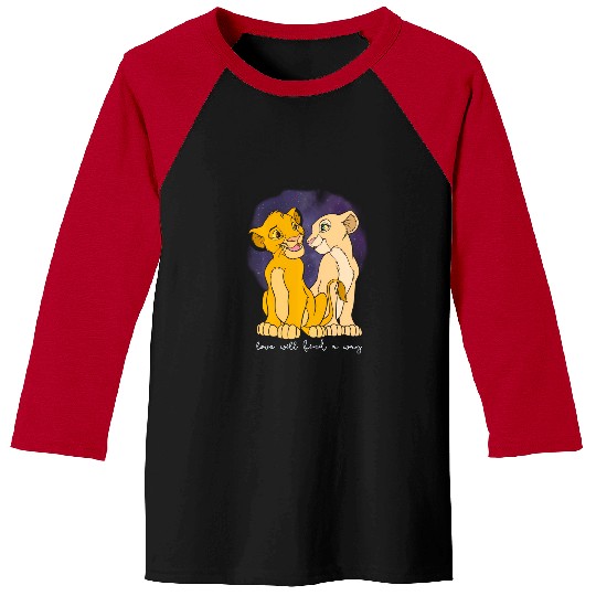 Disney The Lion King Valentine'S Day Simba Nala Vintage Baseball Tees