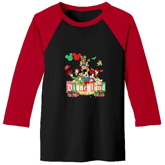 Discover Merry Christmas Friends Holiday Season  5: Mickey Disney Christmas, Disney Christmas Baseball Tees