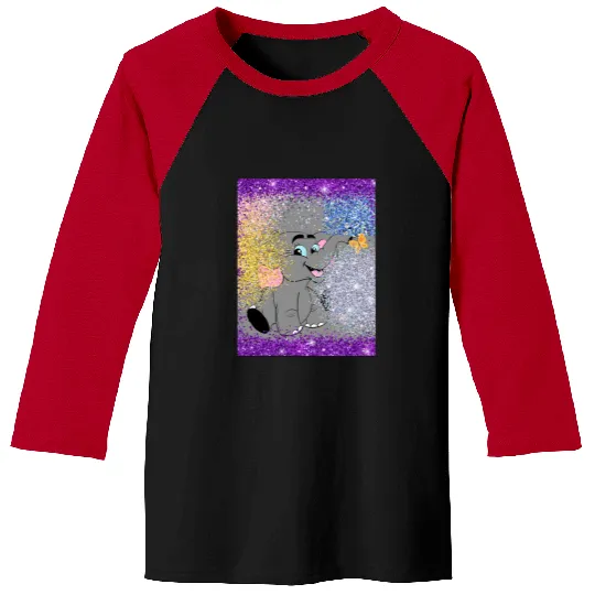 Discover Glittery Ba: Disney Elephant Dumbo, Dumbo Baseball Tees