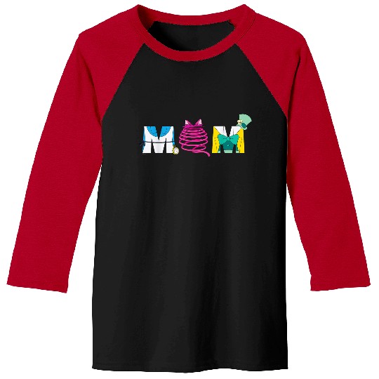 Disneyss Alice In Wonderland Mothers Day Birthday Best Mom Baseball Tees
