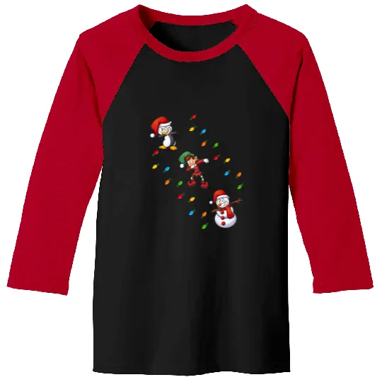 Christmas Boys Girls Men Xmas Dabbing Santa Elf Friends Xmas  1: Mickey Disney Christmas, Disney Christmas Baseball Tees