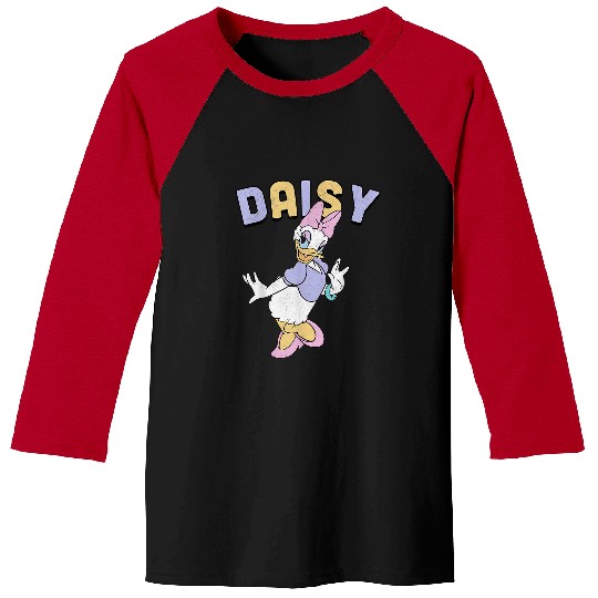 Discover Disney Mickey And Friends Daisy Duck Simple Portrait Baseball Tees
