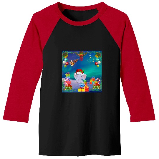 Discover Festive and Holiday Elephant Sticker24, Disney Elephant Dumbo Christmas , Dumbo Christmas Baseball Tees