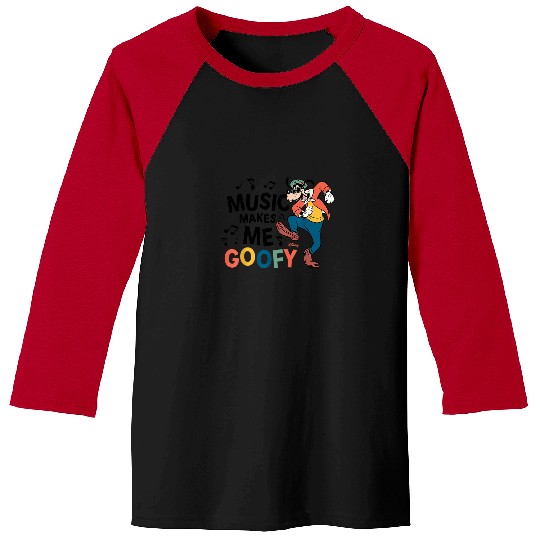 Disney Music Makes Me Goofy Baseball Tees