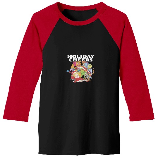 Discover Disney Christmas The Muppets Holiday Cheers Long Sleeve T-Shirt Baseball Tees