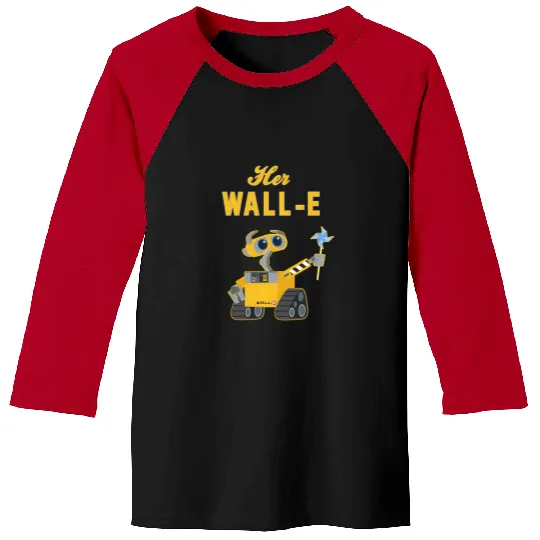 Disney Pixar Wall-E Her Wall-E Couples Baseball Tees