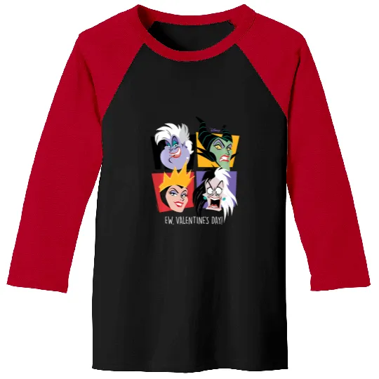 Discover Disney Villains - Ew Valentines Day Baseball Tees