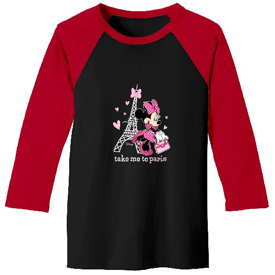 Discover Disney - Minnie Take Me To Paris Baseball Tees