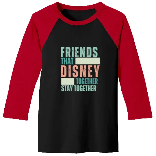 Discover Disney Friends Forever Tee TShirt Baseball Tees