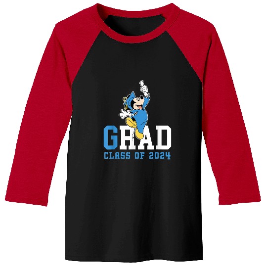 Discover Disneyss Mickey Mouse 2024 Graduation Class Of 24 Rad Grad Baseball Tees
