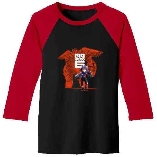 Disney Big Hero 6 Baymax Hiro Epic Hero Poses Epic Baseball Tees