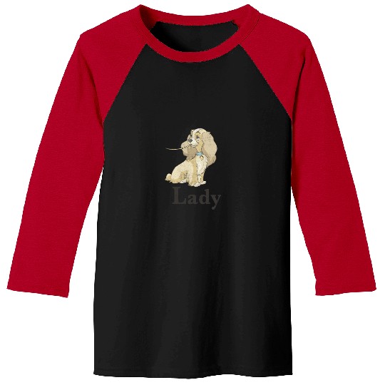 Discover Disney Lady And The Tramp Spaghetti Lady Couples Long Sleeve T-Shirt Baseball Tees