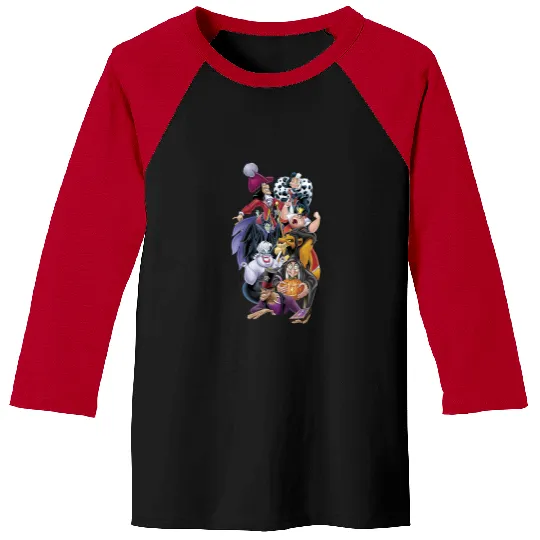 Discover Disney Villains Classic Epic 1!1 Shot Big Chest Portrait Epic Baseball Tees