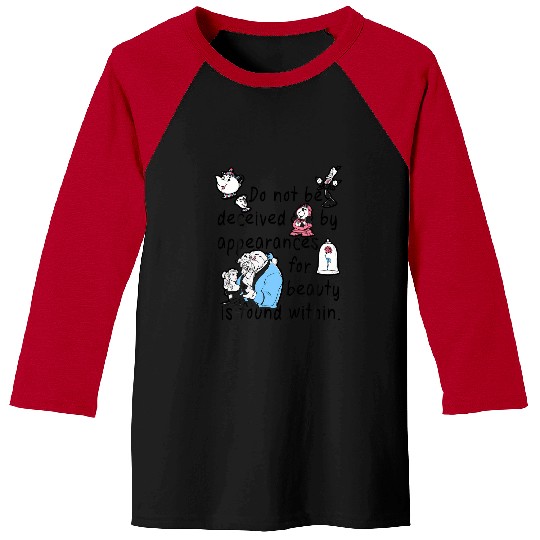 Discover Disney Beauty And The Beast Beauty Is Found Within Baseball Tees